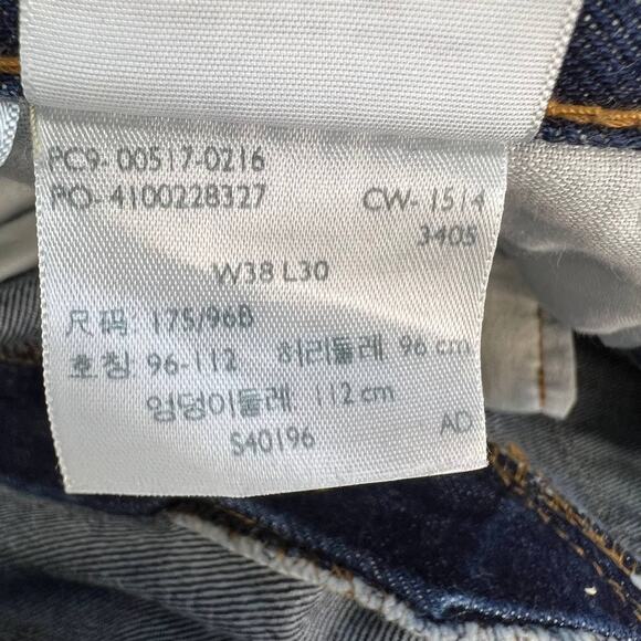 Levi's 517 Men's Bootcut Jeans Size W38 L30 Dark Denim Wash - Picture 6 of 12